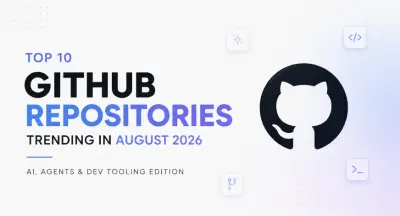 GitHub: top 10 meest trending repositories augustus 2026