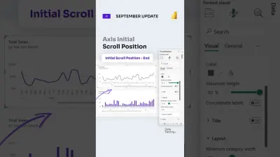Power BI: update september 2026 voor initiële scrollpositie