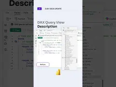 Power BI: juli-update voegt maatregelbeschrijvingen toe in DAX