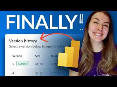 Power BI Desktop: versiegeschiedenis toegevoegd