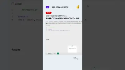 DISTINCTCOUNT versus APPROXIMATEDISTINCTCOUNT: belangrijkste verschillen