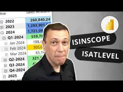 Dynamische opmaak op hiërarchieniveau met ISINSCOPE en ISATLEVEL