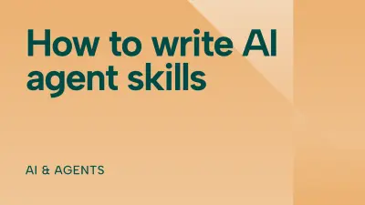 AI-agent: zo schrijf je vaardigheden