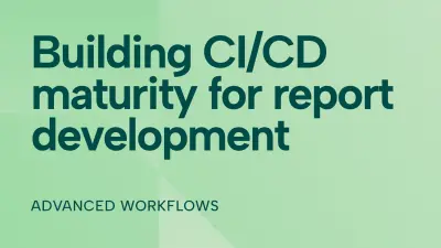 Rapportontwikkeling: CI/CD-maturiteit opbouwen