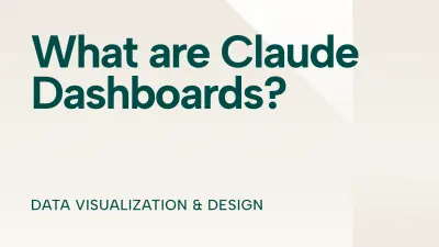 Claude Dashboards: data-analyse en visualisatie met Claude.ai