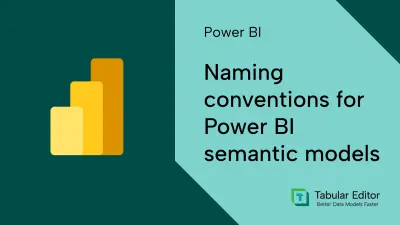 Power BI: naamgevingsconventies voor semantische modellen